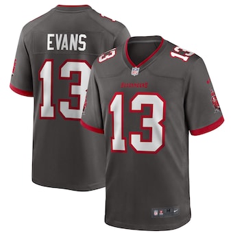 mens nike mike evans pewter tampa bay buccaneers alternate g